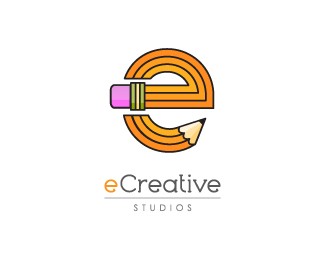 以笔为设计元素的LOGO设计